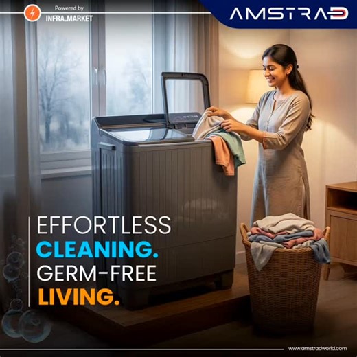 Amstrad on Instagram: "Experience effortless cleaning and germ-free living with Amstrad Washing Machines — because your family deserves the cleanest care. 🌿 #Amstrad #AmstradCare #CleanLiving #HygienicWash #AmstradAC #WashingMachine #LEDTV #TV"