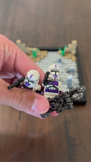 Lego Clones Vs Commando Droids Mini MOC #lego #legostarwars #starwars #clonetrooper #satisfying