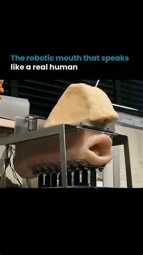 AI | Technology | Science | Business on Instagram: "A robotic mouth built by Japanese researchers can now speak like a human. It produces sound by pushing air through physical structures—just like the human vocal system. Silicone mouth parts move and shape sounds in real time, mimicking real speech. In tests, it produces the sound “O” with movements that look disturbingly human. The result is speech that feels almost too real FOLLOW @casualaidaily for more amazing tech and AI insights #robotic #
