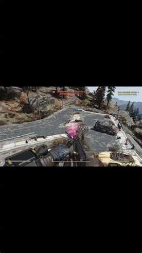 Fallout 76 Harpooning a Sheepsquatch #fallout76