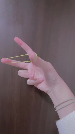 これ出来たらかっこいい #輪ゴム回し
