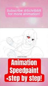Animation Tutorial Speedpaint! #animation #animationprocess #indieanimation #RWBY