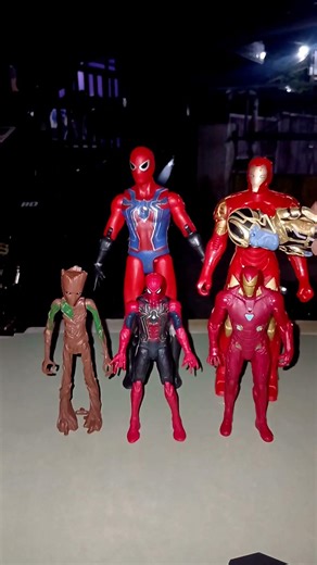 Iron man and other hero members #alltoys #marveltoys #actionfigures