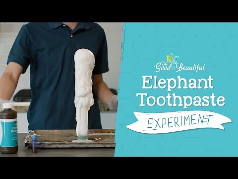 Elephant Toothpaste Experiment | Chemistry | The Good and the Beautiful