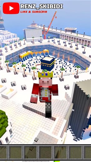 KETIKA NOOB vs PRO vs HECKER vs DEWA ketika membuat MASJID di MINECRAFT #minecraft #viral #shorts