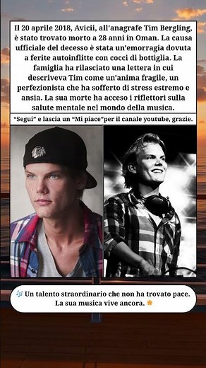 🎤 Avicii: il dj che cercava la pace