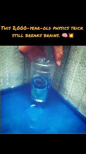 This water hack is scientifically insane 💦 #physics #science #viral