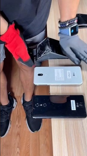 LG Phones are so strong! “Break Test 😫 #test #break #lg #androids #mobile