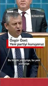 Özgür Özel: Yeni partiyi kuruyoruz