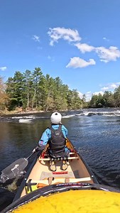 Poppa Pete slicing up the eddies! #whitewater #canoe #esquif #prospecteursport | Evan Lefebvre