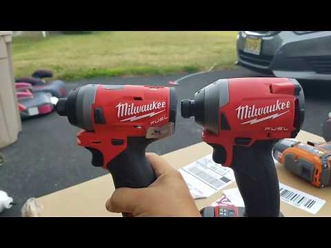 *New Milwaukee M18 Fuel Gen 3 Impact Driver Removing Lug Nuts ..(2853) Size to Gen 2 M12