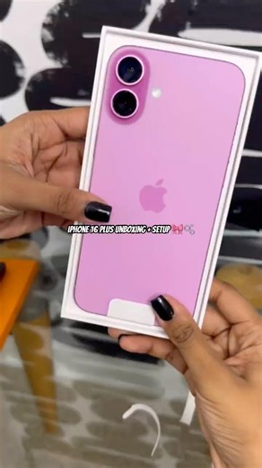 Finally…unboxing my pink iPhone 16 Plus 🎀✨#aestheticvibes #iphone #iphoneunboxing #aestheticvibes