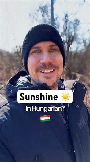 Talk about weather in Hungarian 🇭🇺