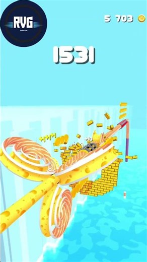 Spiral Rider Game Level 32 Ultimate Fun New Play Win 😭 #shorts