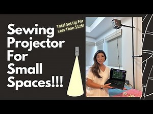 How To Set Up A Projector For Sewing For Small Spaces! | From Amazon