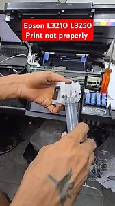 240K views · 694 reactions | Epson L3210 L3250 Print not properly Head Cleaning #Epsonsetting #Redlightblinking #Headclean | Sunny Nirmal | Facebook