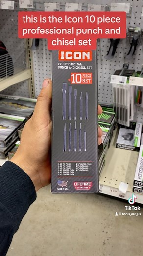 6 comments | @harborfreight NEW Icon Tools 10pc Punch & Chisel Set #tools #mechanic #punch #durable #affordable | Tools R Us | Facebook