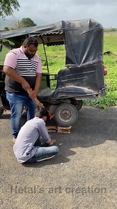 Creating a wood Filled Tire - You Never Thought Creativity Could Be Taken To Such A Level | Hetal's Art - Creation