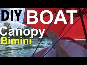 DIY Bimini Boat Canopy How To Hack