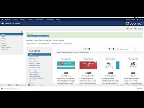 How to install templates in Joomla
