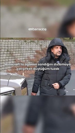 Minecraft'ta agamın sandığını dızlamaya çalışırken düştüğüm tuzak