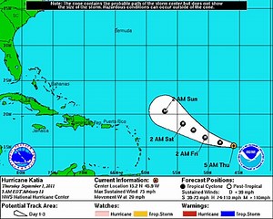 Could Katia Follow In Hurricane Irene's Path?