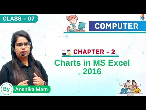 Charts in MS Excel 2016 | Chapter 2 | Computer | Class - 7 | By - Anshika Mam | Jagriti Publication