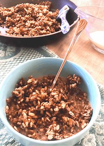 Healthy Cocoa Pops {4 Ingredients} - Clean Eating with kids