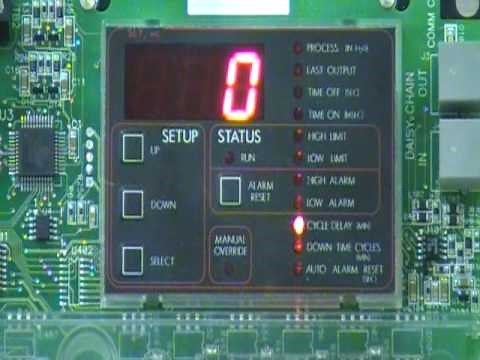 Programming an MP-404 Control Timer in Continuous Cleaning Mode