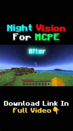 Best Night Vision Pack for Minecraft PE 1.26.32+