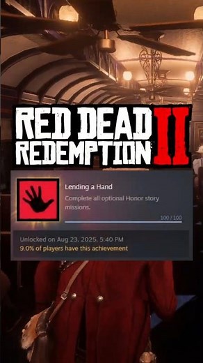 MISSABLE "Lending A Hand" Achievement & Trophy Workaround #RDR2 #Shorts