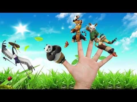 The Finger Family Kung Fu Panda - Family Nursery