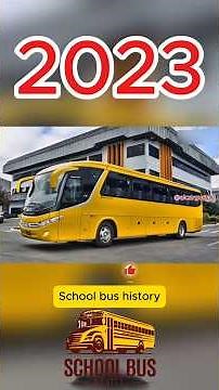 School bus history 🔥 1910-2026 🚌 | From horse drawn to high-tech safety #shortvideo #shorts #school