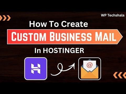 Hostinger Business Email Setup Tutorial | Create Custom Free Professional Email 2026