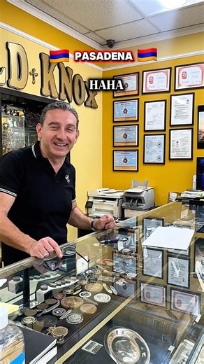 When you walk into an Armenian family owned coin shop in Pasadena….