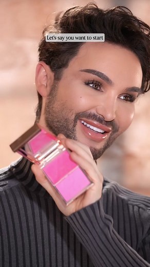 #AD 📝 How to MASTER the Patrick Ta Blush Technique - using the @Patrick Ta Beauty Dual Ended Blush Brush & the Double-Take Crème & Powder Blush Duo in the shade