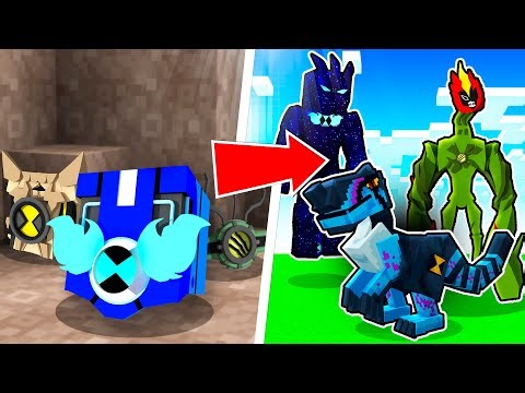 I created all the banned Omnitrixes in Minecraft.