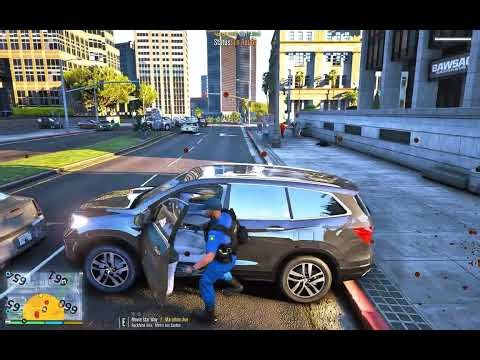 Protest and shootout in GTA LSPDFR