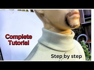 How to sew a polo neck / street wear tutorials