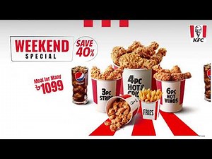KFC Weekend Specials Meal for Many on Thursday and Friday!