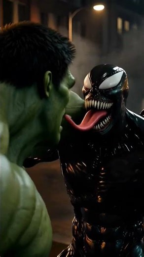 Hulk vs Venom Fight Scene | Who Wins? #shorts