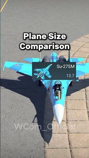Plane Size Comparison #warthunder #warthundermemes #gaijin