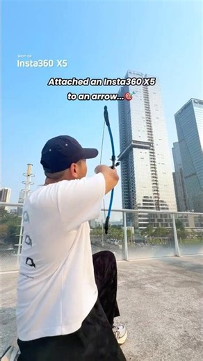 The ultimate arrow POV! 🎯 | Insta360 X5 #shorts