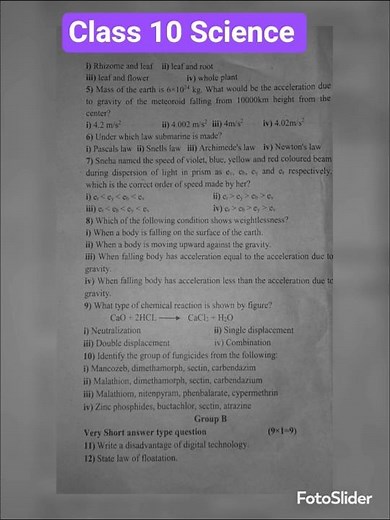Class 10science question for practice#science #practice