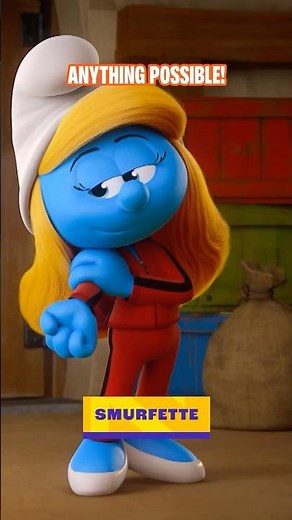 Every girl Smurf is THAT girl 🩵 | The Smurfs #shorts
