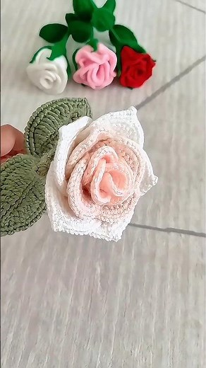 Crochet Rose Tutorial! For Beginners Crochet Projects