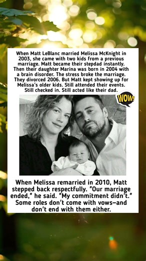 The Marriage Lasted 3 Years — But What Matt LeBlanc Did For Her Kids Long After