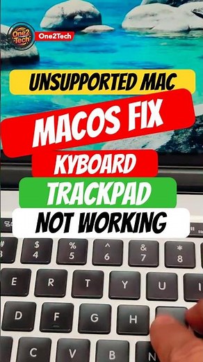 macOS Broke Your Mac? Fix Keyboard & Trackpad! #apple #macbook #shorts