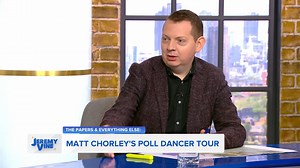 Radio presenter Matt Chorley joined the panel to speak about his third stand-up tour Poll Dancer. | Jeremy Vine On 5