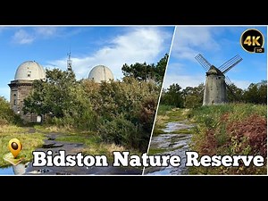 Bidston Hill Walk Tour in 4K - 2024 | Bidston Windmill | Bidston Observatory | Bidston Lighthouse